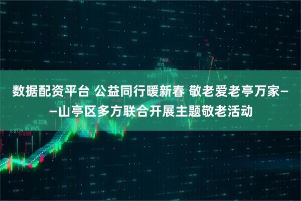 数据配资平台 公益同行暖新春 敬老爱老亭万家——山亭区多方联合开展主题敬老活动
